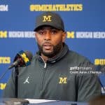 Michigan Wolverines Sherrone Moore talks Alex Orji