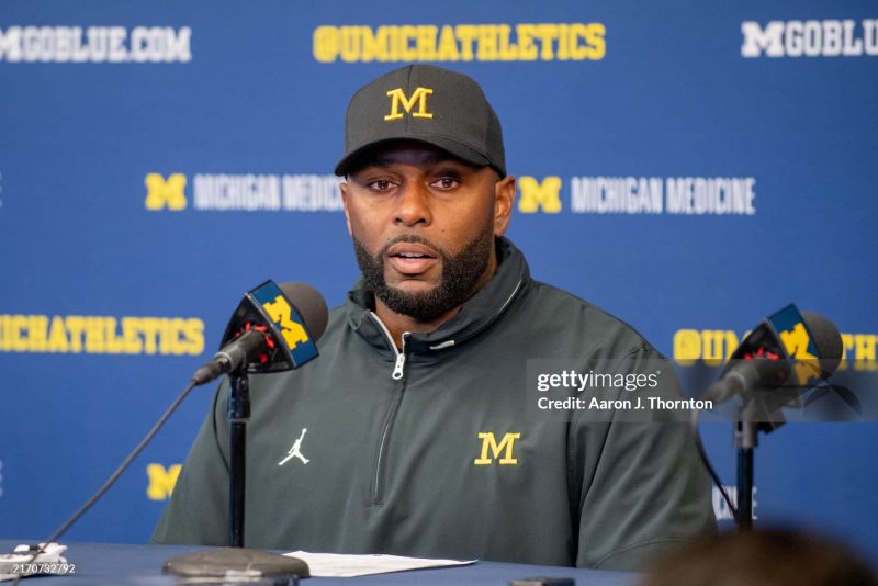 Michigan Wolverines Sherrone Moore talks Alex Orji and Top 25