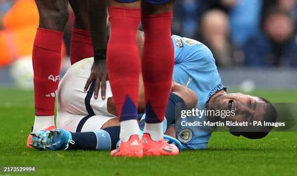 Manchester City player injured