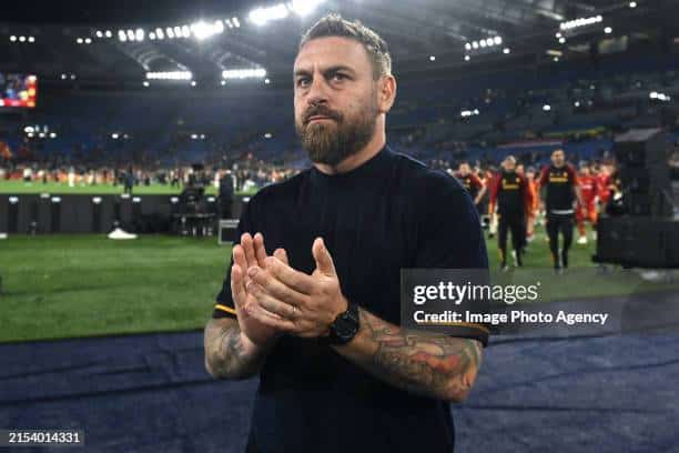 Roma manager Daniele De Rossi