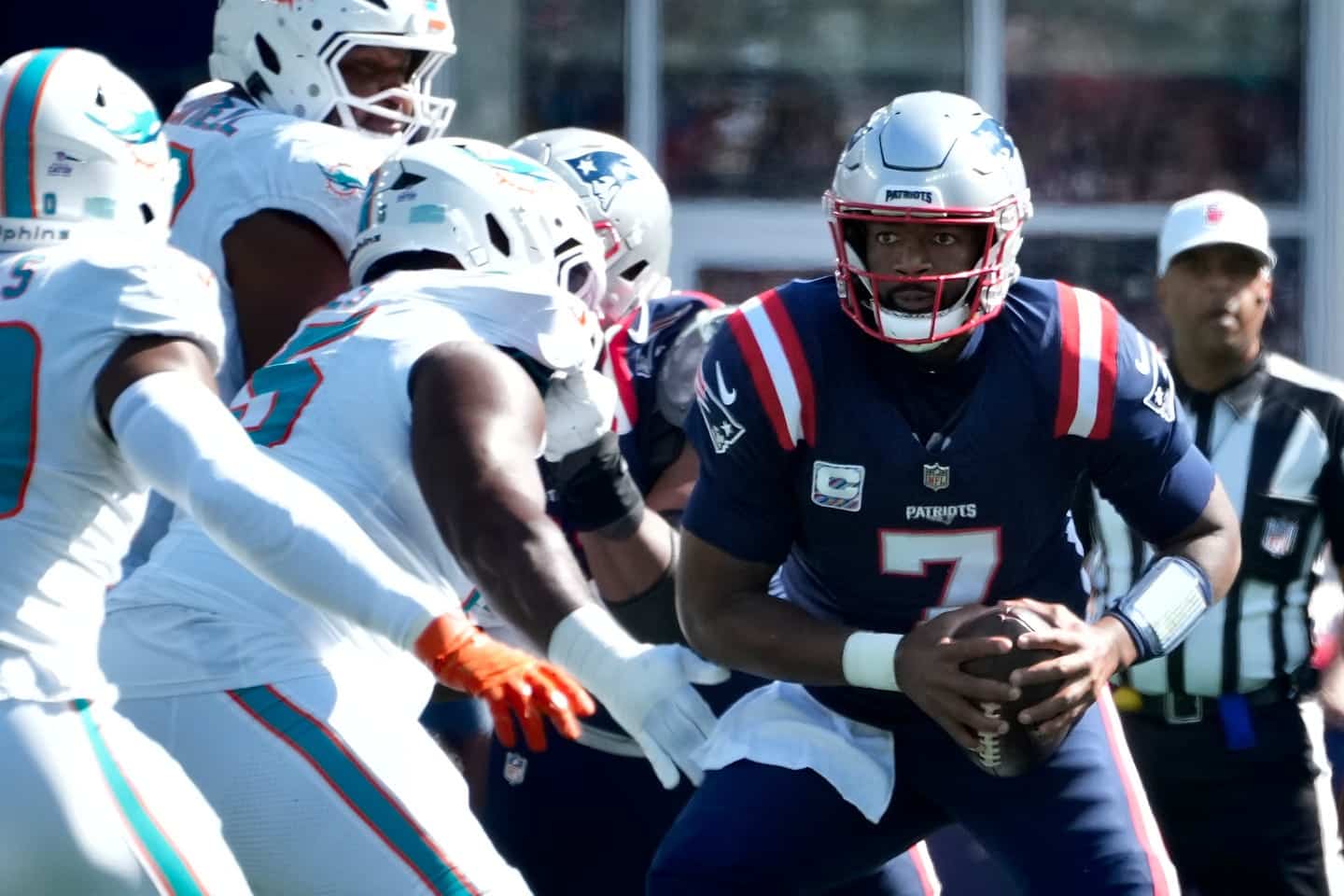 New England Patriots QB Jacoby Brissett