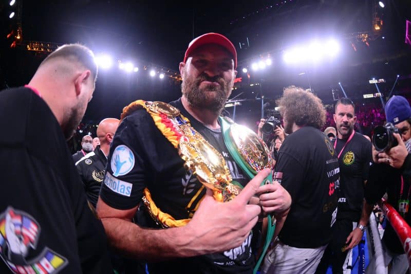 Tyson Fury is gearing up for his next fight.