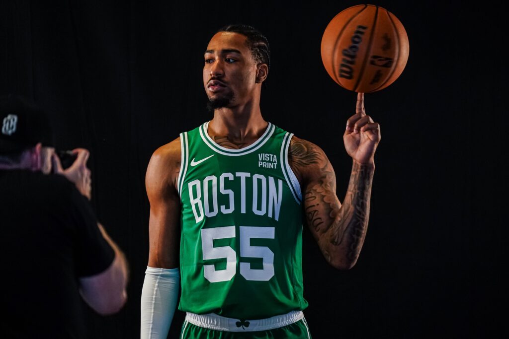 Jay Scrubb is back with the Boston Celtics.