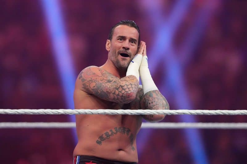 CM Punk had a war of words with Drew McIntyre before their match.