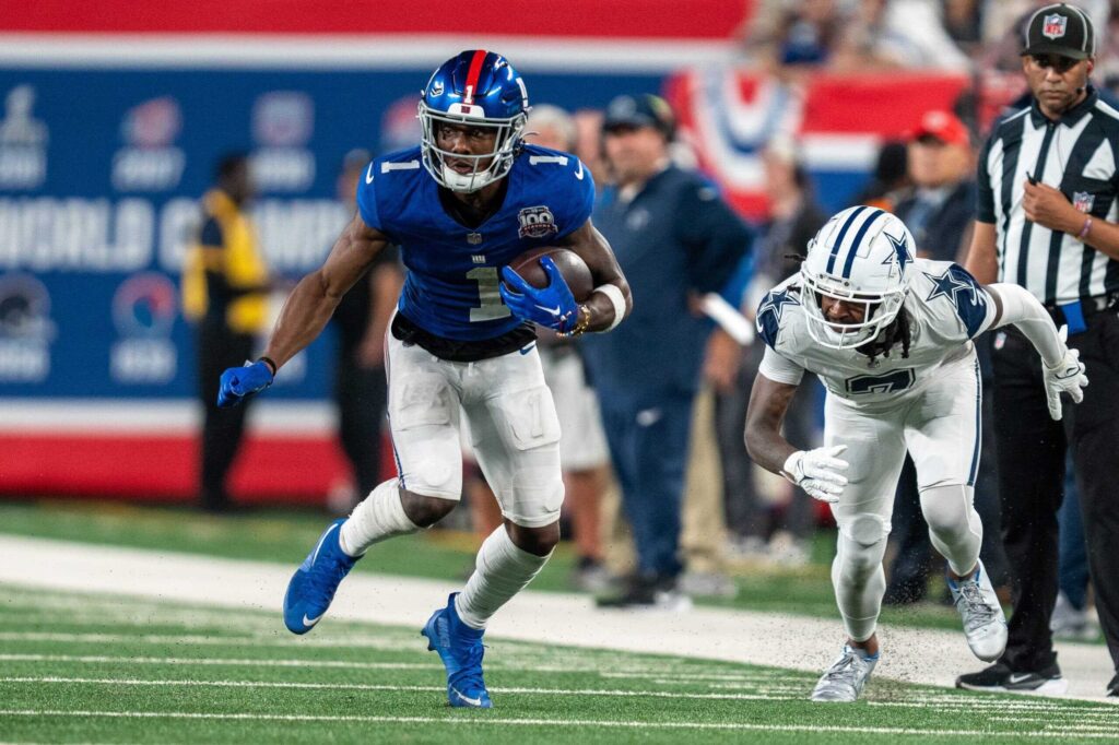 Eagles New York Giants Wide Receiver Malik Nabers