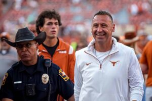 Texas Longhorns Head Coach Steve Sarkisian looks to solidify his roster.