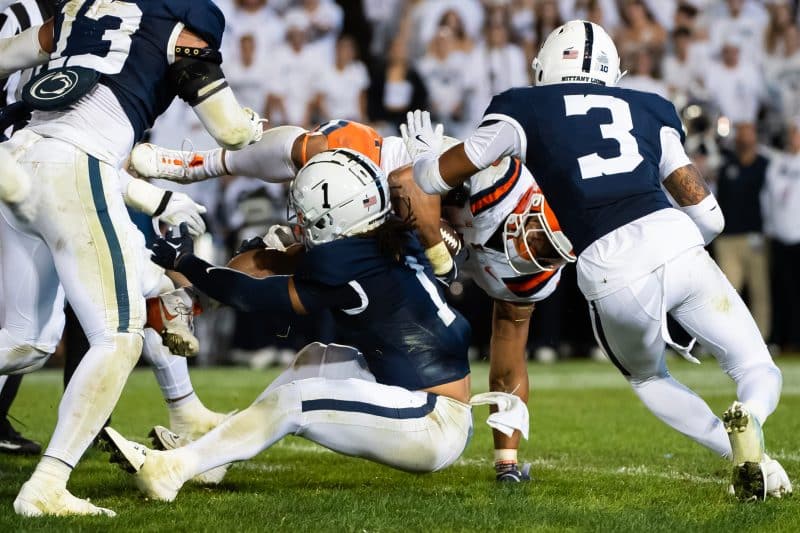 The Illinois Fighting Illini were overmatched by Penn State.