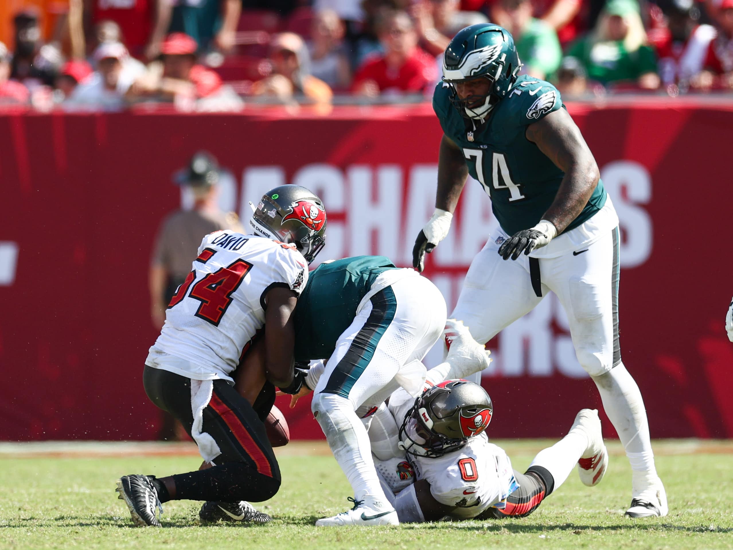 The Philadelphia Eagles offense continued to struggle.