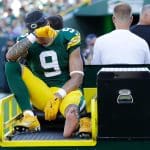 Green Bay Packers wide receiver Christian Waton Carted Off Field Against Vikings