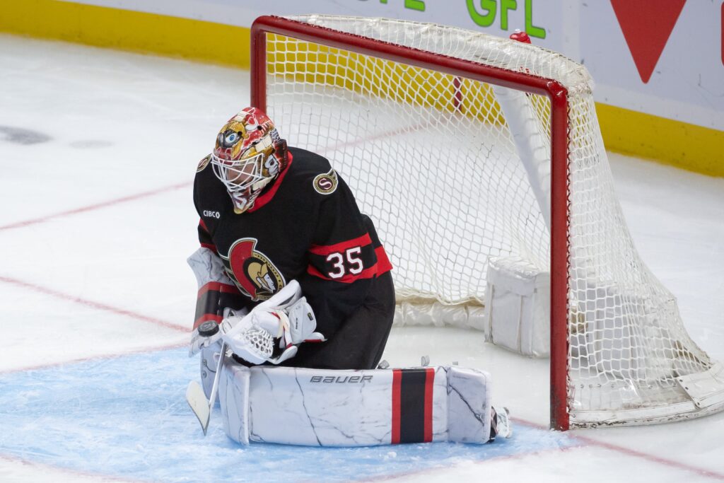 The Ottawa Senators signed Linus Ullmark to a contract extension.