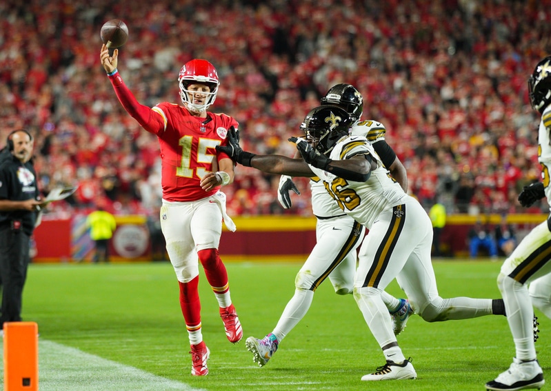 Kansas City Chiefs, Patrick Mahomes, New Orleans Saints