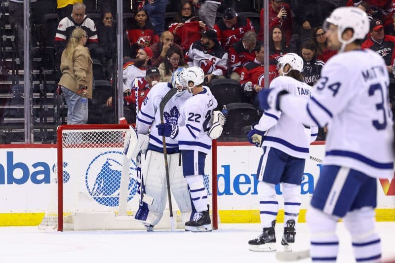 The Leafs got a win in New Jersey.