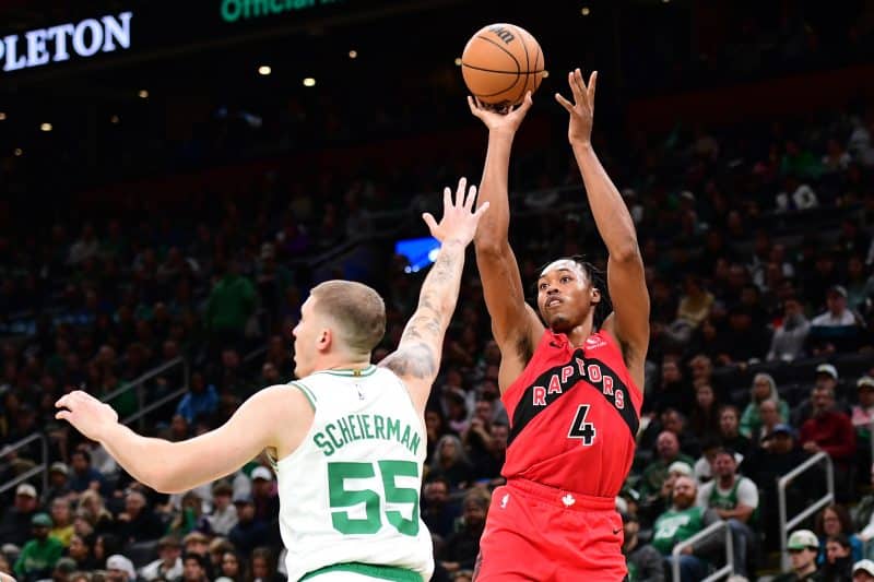 The Boston Celtics defeated the Toronto Raptors.