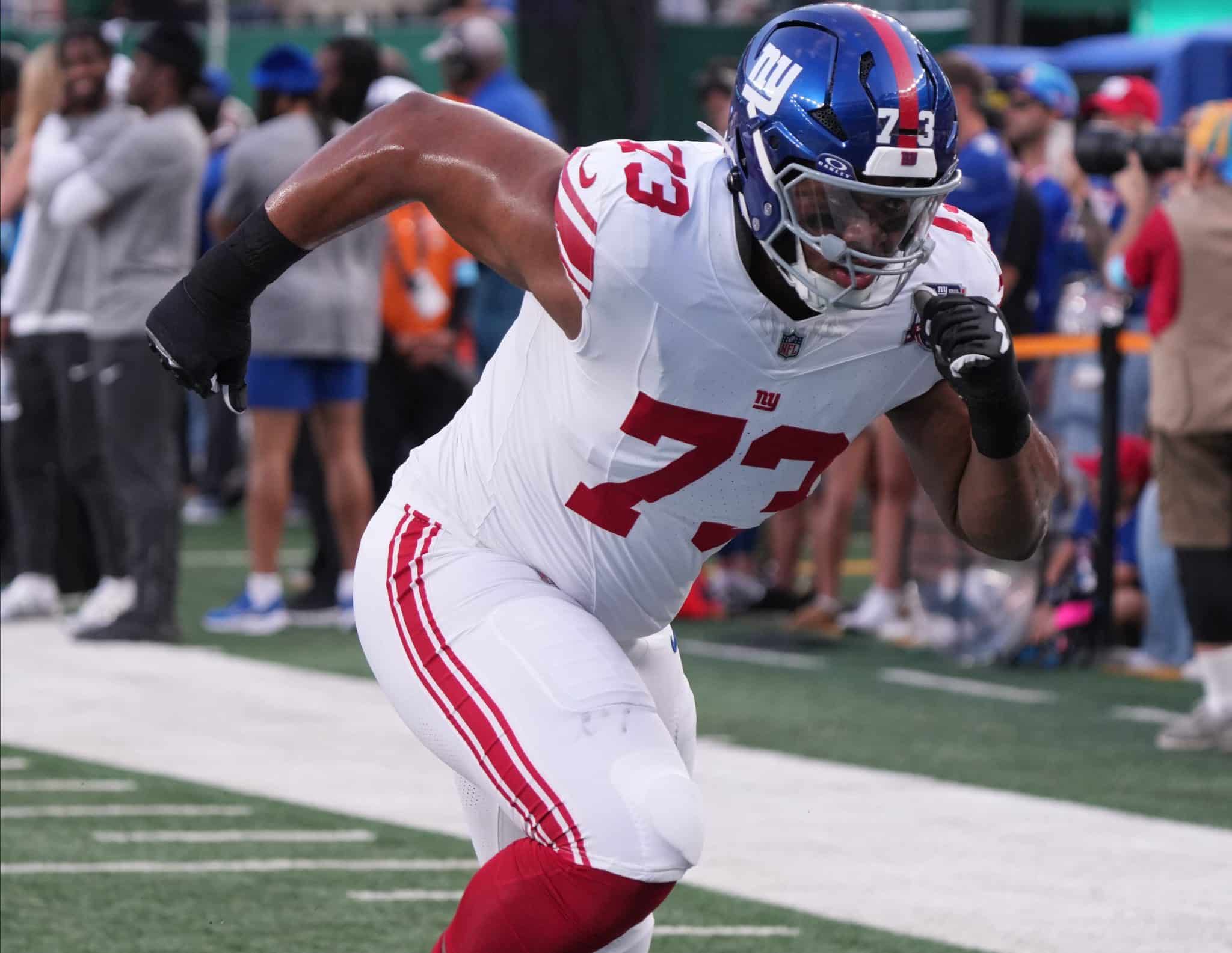 The New York Giants offensive line has been injury-riddled.