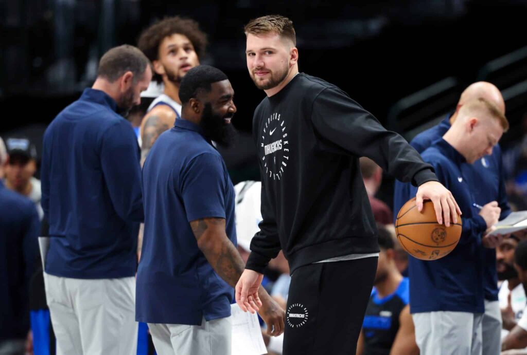 Luka Doncic looks to shoot up the Dallas Maverick rebounding list this season.