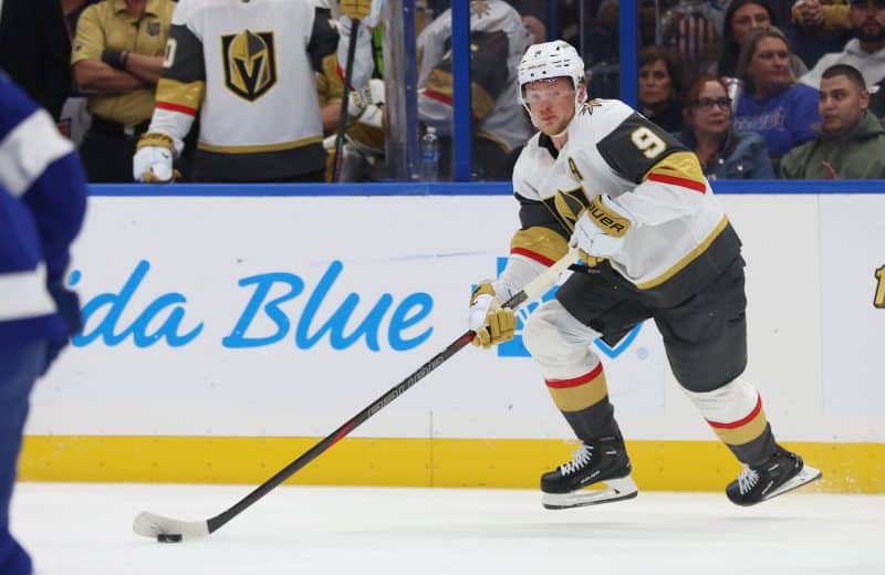 The Vegas Golden Knights lost a tough game to Tampa Bay tonight.