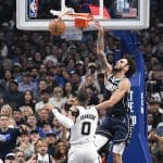 The Dallas Mavericks defeated the San Antonio Spurs to begin their season.