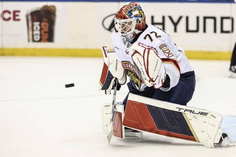 Sergei Bobrovsky notched his 400th career win last night,