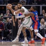 The Boston Celtics defeated the Detroit Pistons in a thriller.