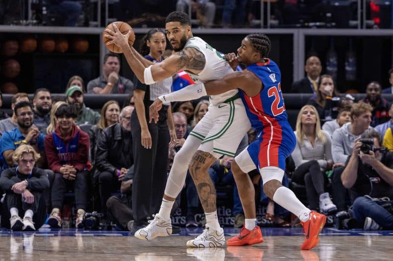 The Boston Celtics defeated the Detroit Pistons in a thriller.