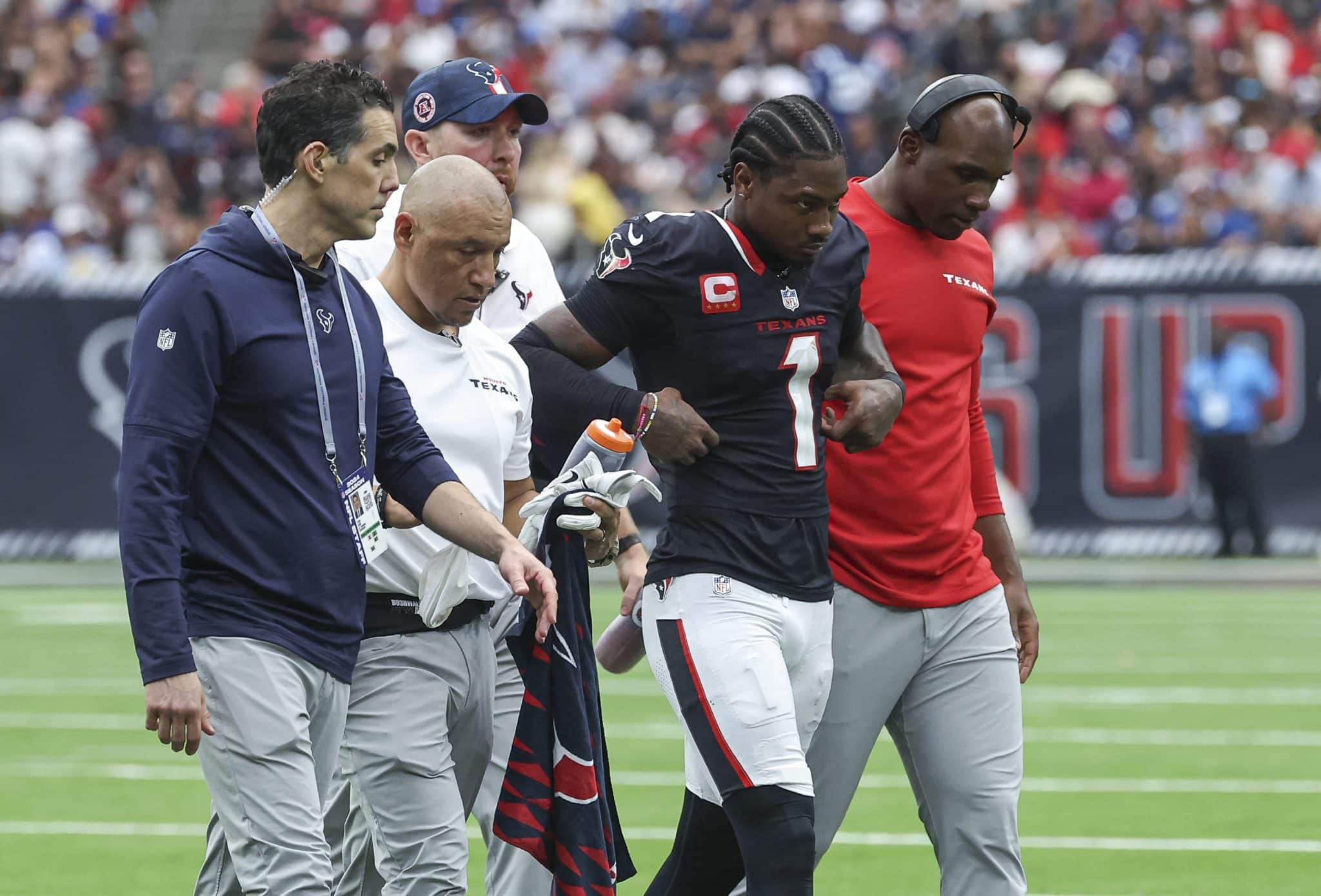 The Houston Texans will be without WR Stefon Diggs for the rest of the season.