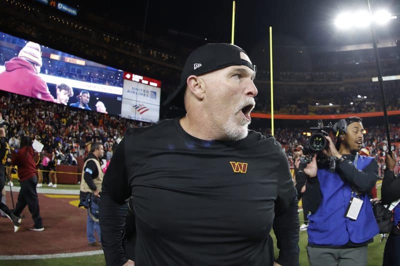 Dan Quinn is hoping to keep the Washington Commanders grounded following a thrilling win.