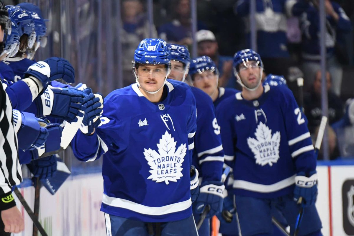 William Nylander helped lead the Leafs to victory.