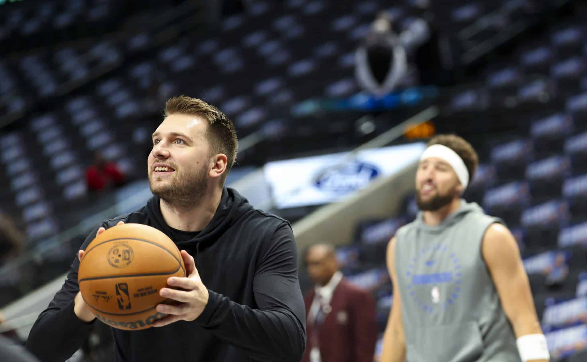 Luka Doncic and Klay Thompson are finding their footing together.