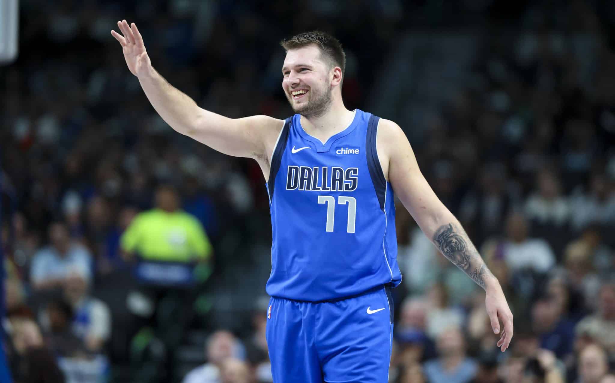 Luka Doncic and Bennedict Mathurin got into a war of words.