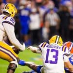 The LSU Tigers lost today to the Florida Gators.