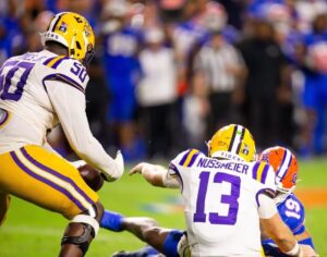 The LSU Tigers lost today to the Florida Gators.