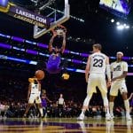 Los Angeles Lakers Anthony Davis in an NBA Cup Game