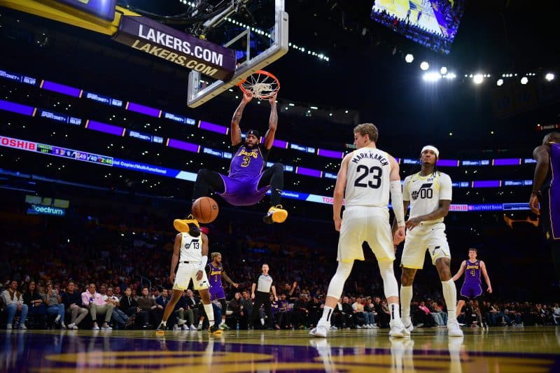 Los Angeles Lakers Anthony Davis in an NBA Cup Game