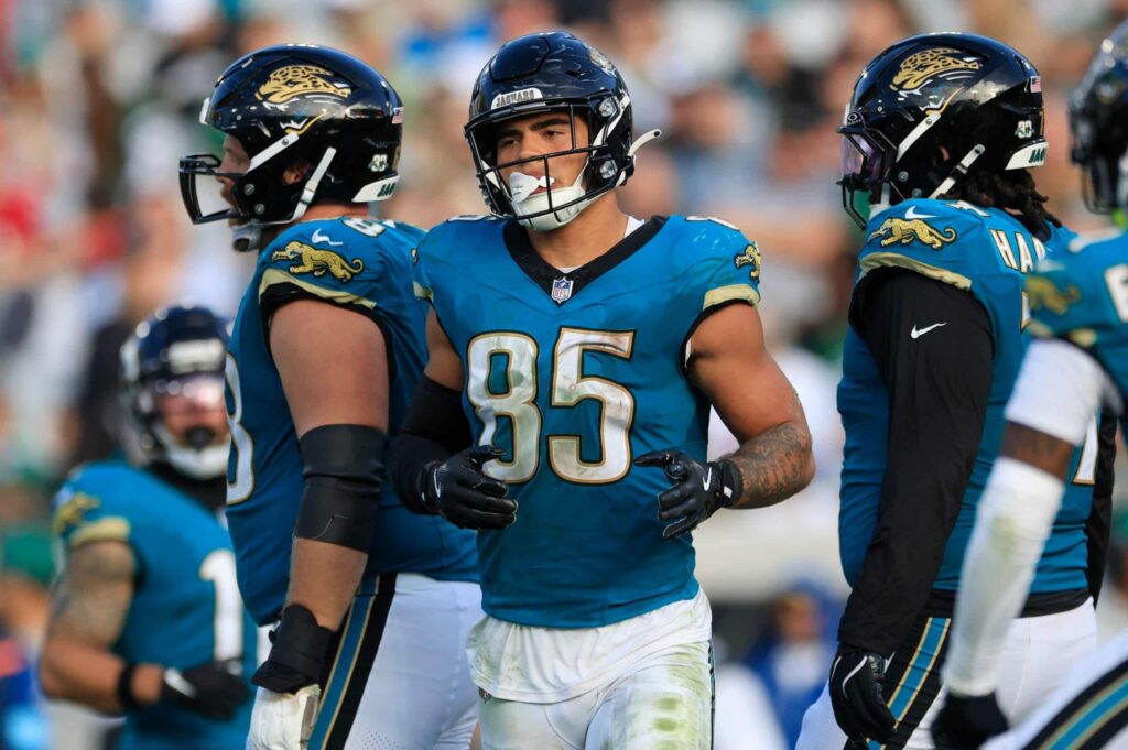 tight ends week 14 waiver, Jacksonville Jaguars Brenton Strange