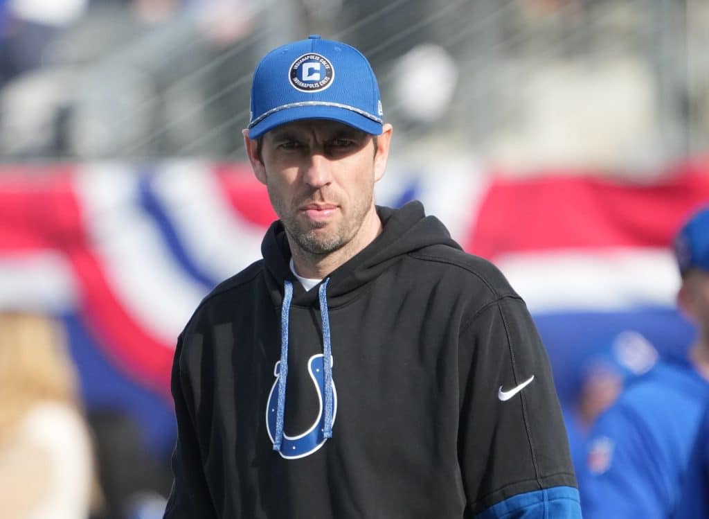 Indianapolis Colts head coach Shane Steichen