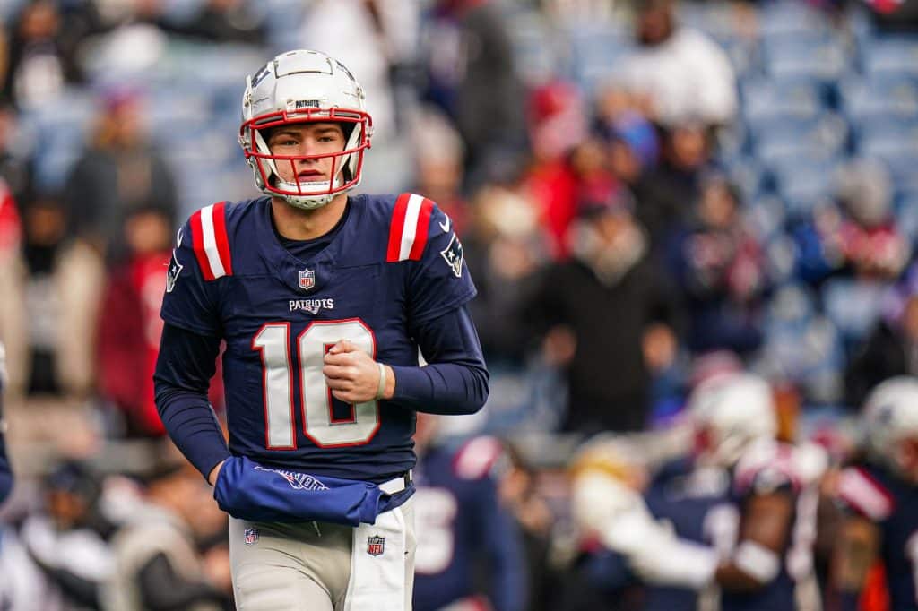 New England Patriots Drake Maye offseason