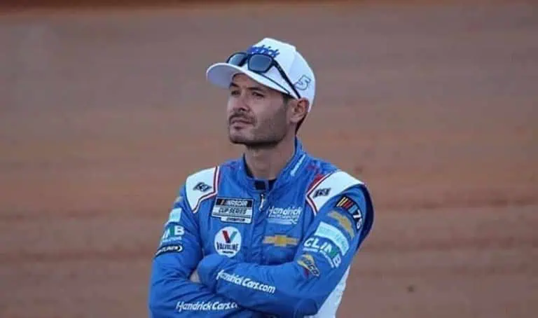 Kyle Larson; Post Race at Bristol Motor Speedway