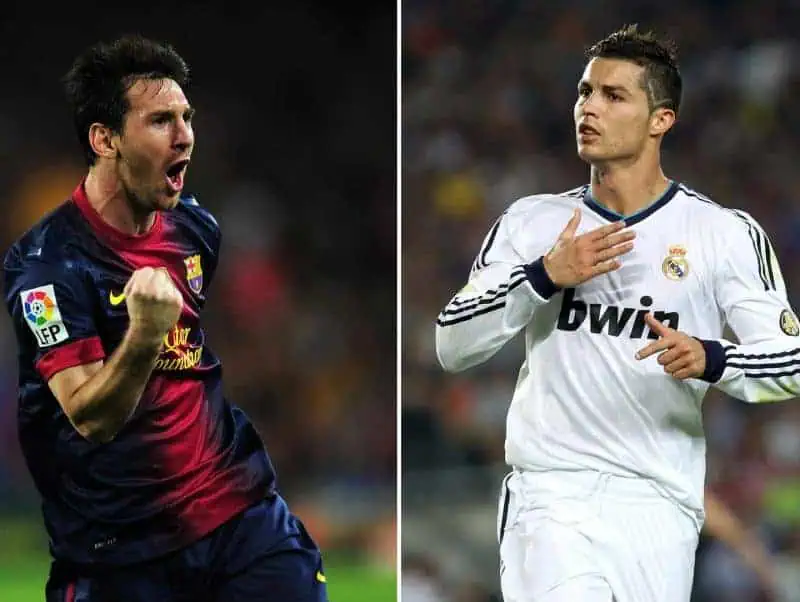 Cristiano Ronaldo and Lionel Messi