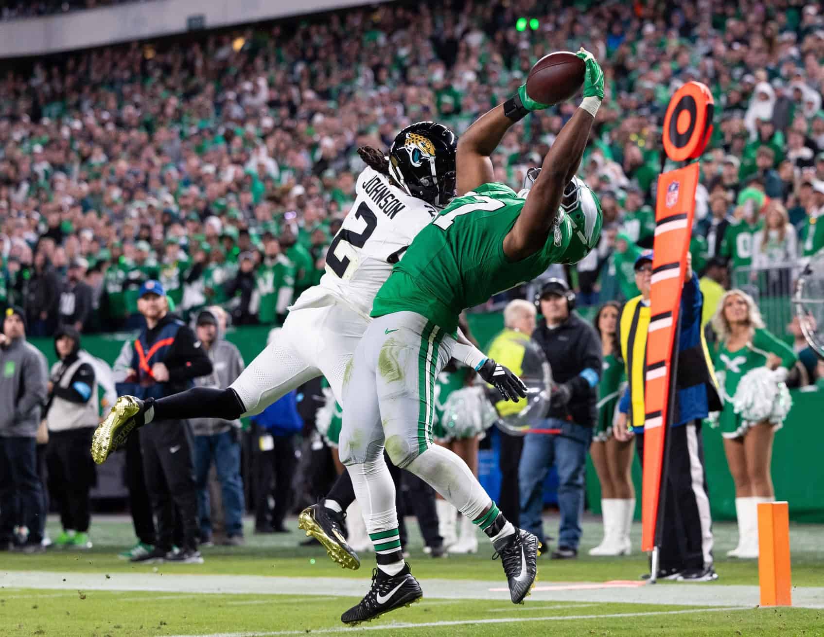 Nakobe Dean INT vs Jacksonville Jaguars