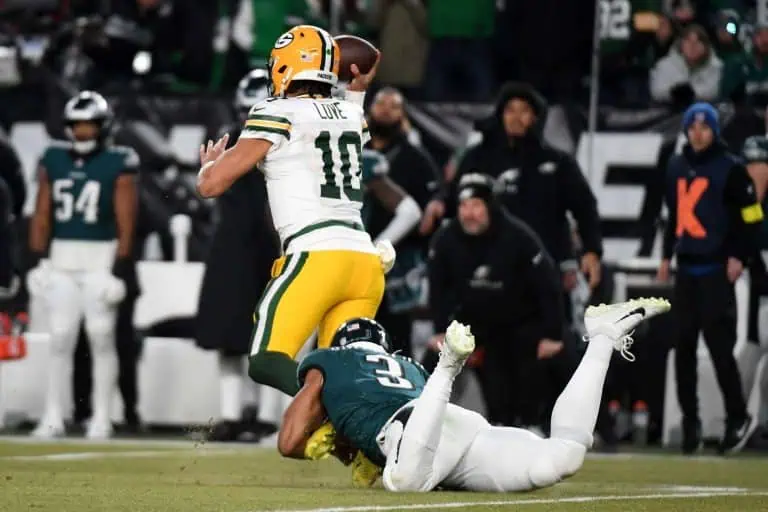 Nolan Smith vs Packers