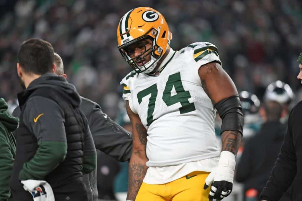 Green Bay Packers Elgton Jenkins, Tampa Bay Buccaneers