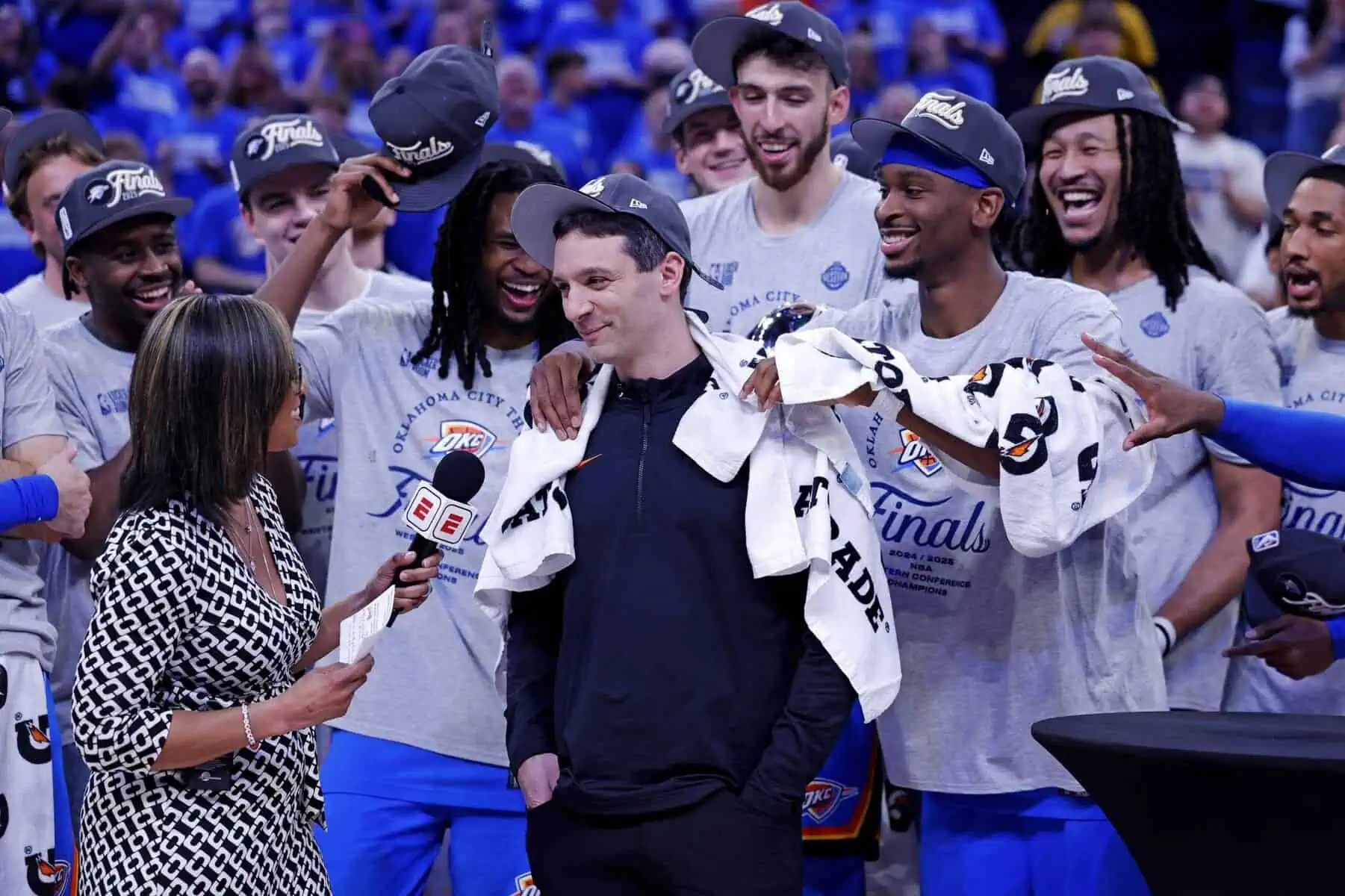 Oklahoma City Thunder WCF Celebration