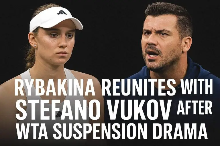 Elena Rybakina Reunites with Controversial Coach Stefano Vukov After Suspension Drama