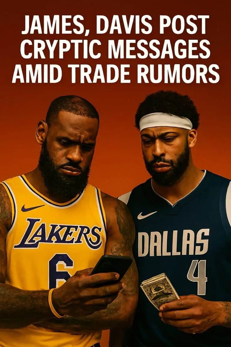 LeBron James and Anthony Davis