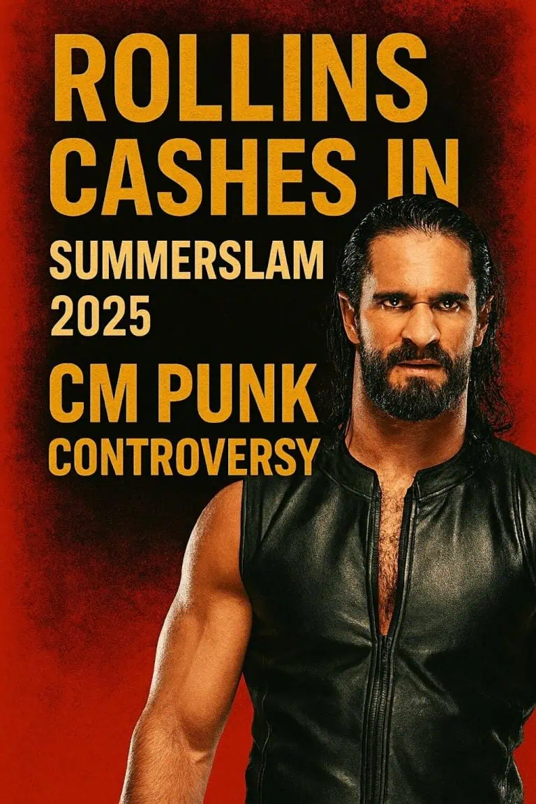 Seth Rollins Cashes in on CM Punk at SummerSlam 2025 – Chaos, Titles, and Controversy