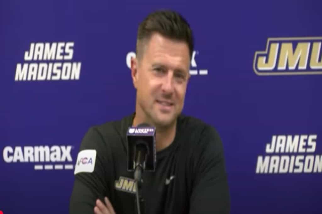 Bob Chensey JMU Dukes Press Conference