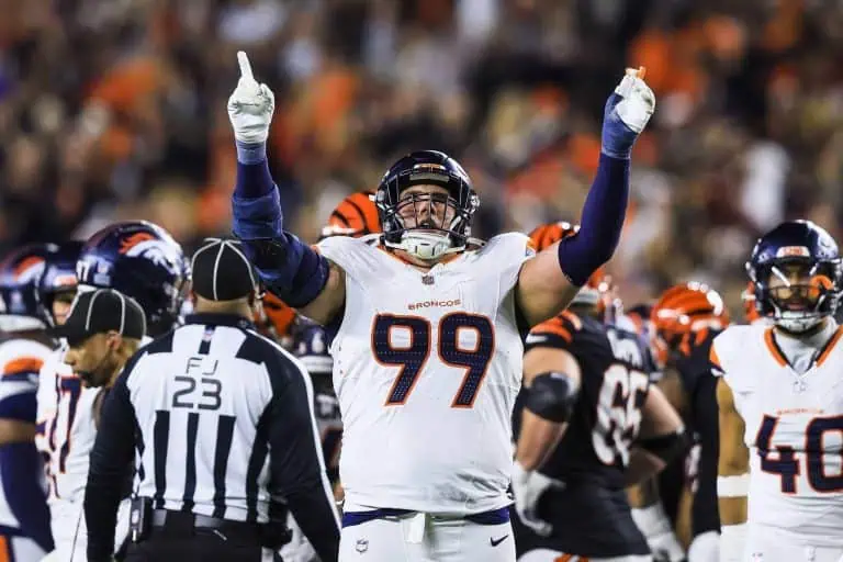 Denver Broncos defensive lineman, Zach Allen