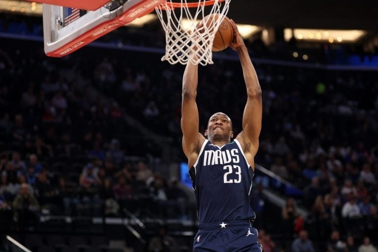 Kai Jones working out for the Miami Heat