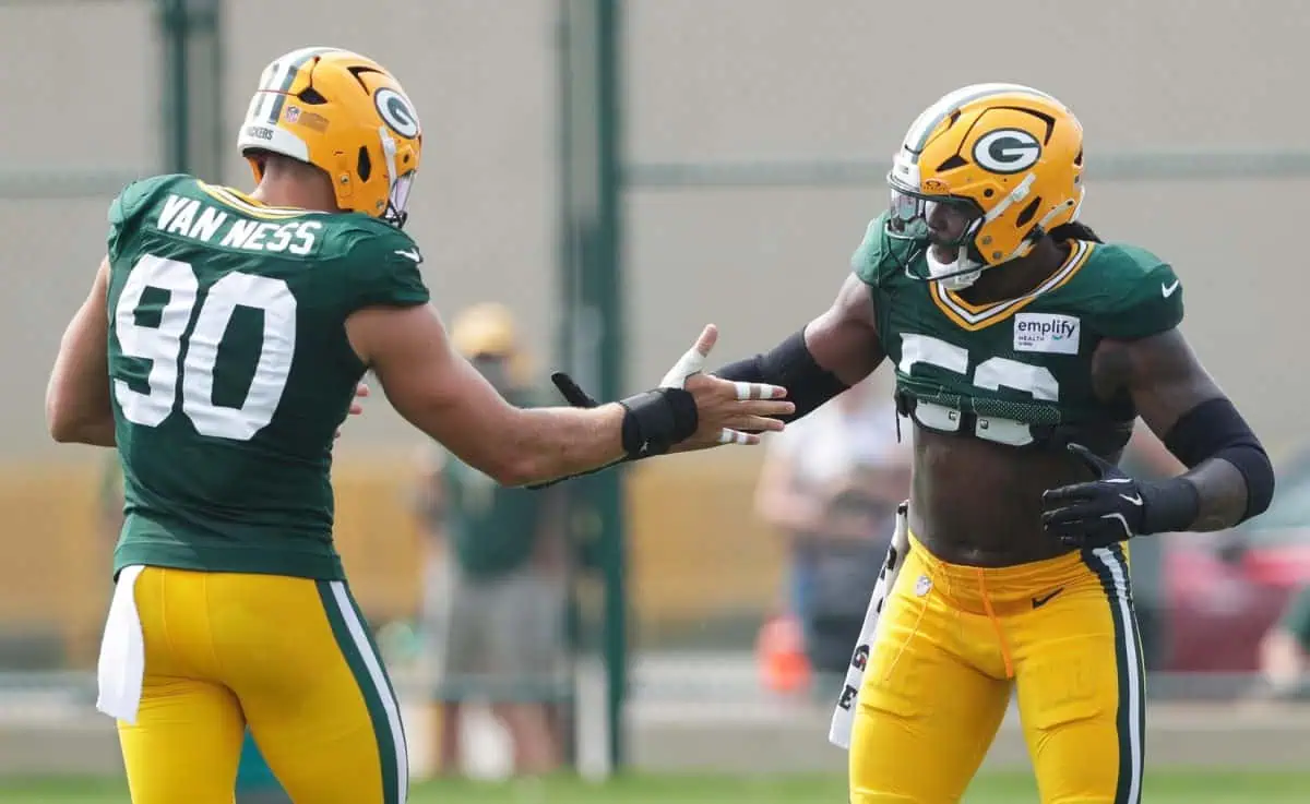 Green Bay Packers Lukas Van Ness