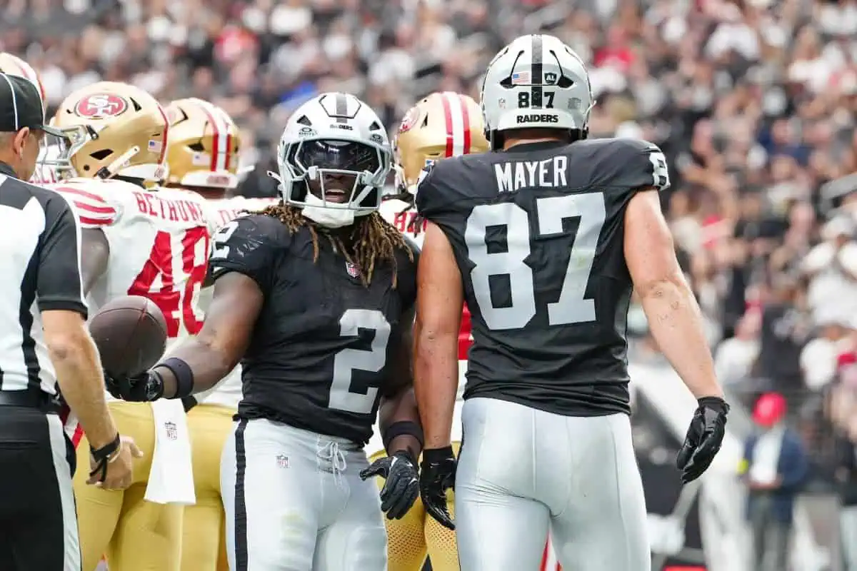 Cardinals vs. Las Vegas Raiders, Las Vegas Raiders Ashton Jeanty